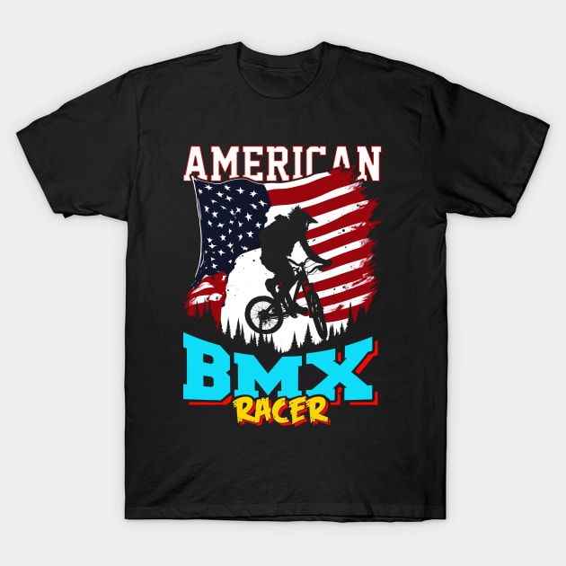 American BMX Racer T-Shirt by T-shirt US